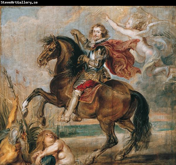 Peter Paul Rubens Equestrian Portrait of the George Villiers